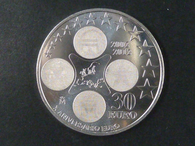 Španělsko 30 EUR 2012