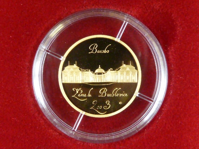 2000 Kč 2003 Baroko - zámek v Buchlovicích, proof, etue, certifikát