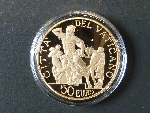 50 Euro 2009 Benedictvs XVI / Herkules. Au 0,917, 15,00g, 2930ks