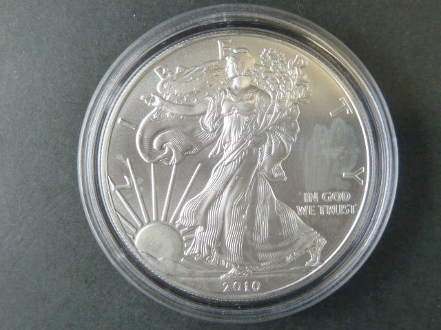 1 $ 2010 Liberty, 1 OZ Ag