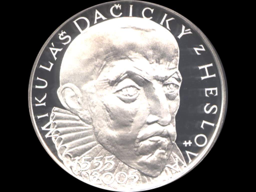 200 Kč 2005 450.výročí narození Mikuláše Dačického z Heslova