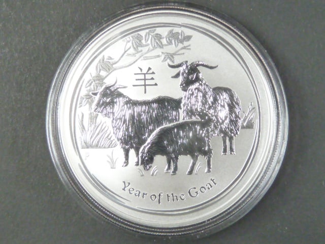 1 Dollars - 1 Oz (31,1050g)  Ag - Rok kozy 2015, kvalita proof, Ag 999/1000, etue