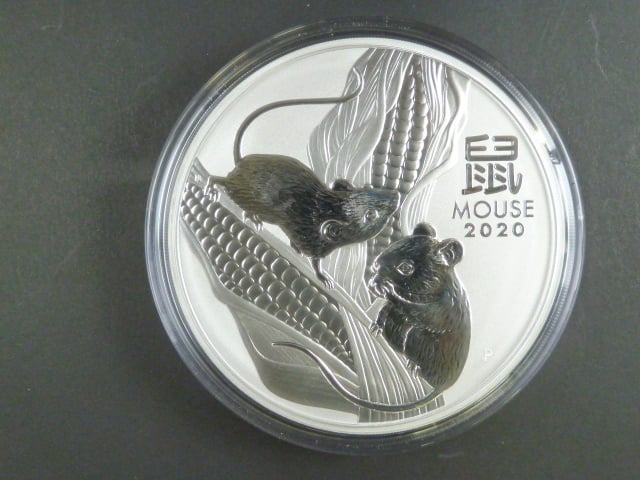 30 Dollars - 1 Kg Ag - Rok krysy 2020, kvalita proof, Ag 999/1000, 1000g, etue