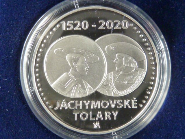 200 Kč 2020, 500.výročí zahájení ražby jáchynovských tolarů