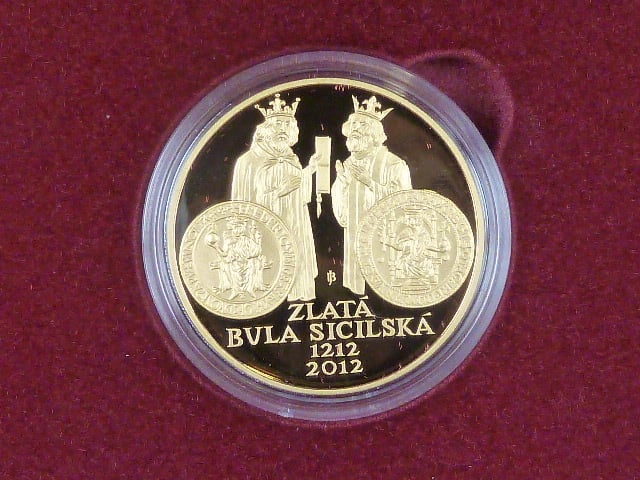 10000 Kč 2012 Zlatá bula sicilská