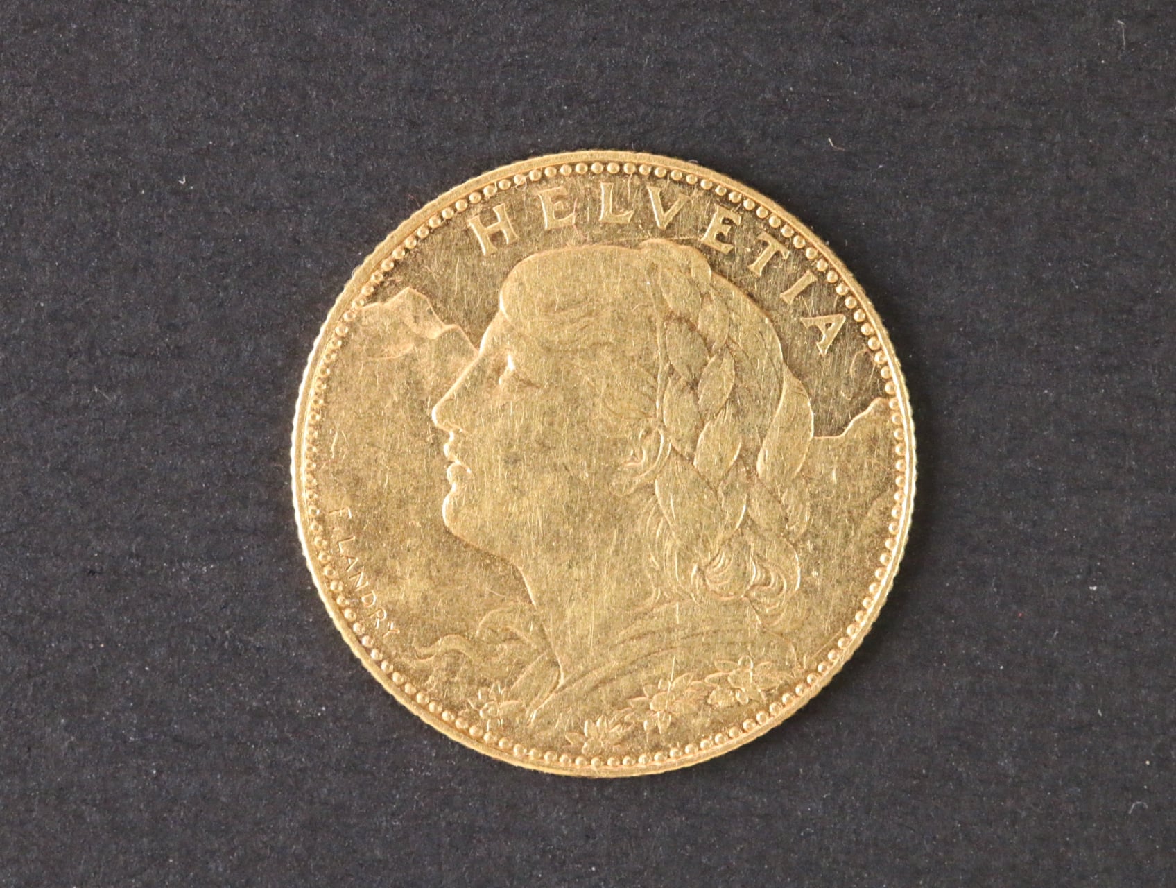 10 Frank 1912 B, 3,225g, Au 0.900
