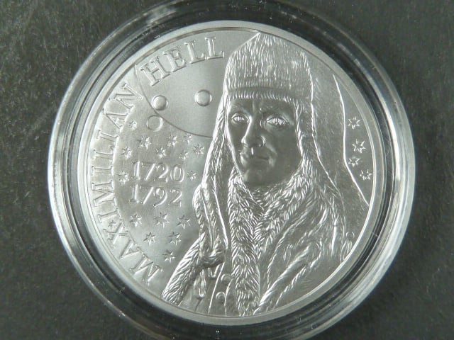 10 Euro 2020 Maximilián Hell - 300.výročí narození