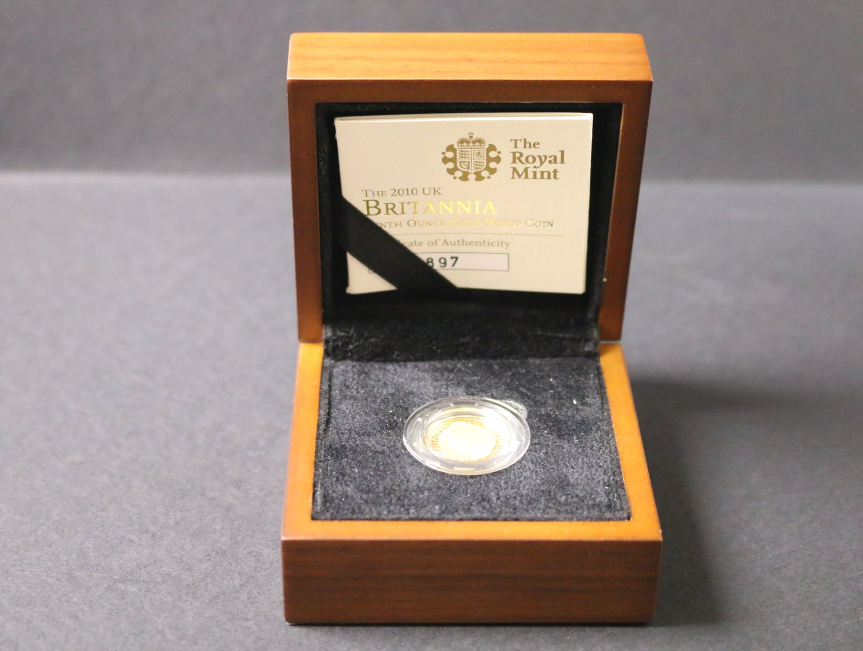 10 Pounds 2010, Au 0,9167, 3,41g, č.0897/1250
