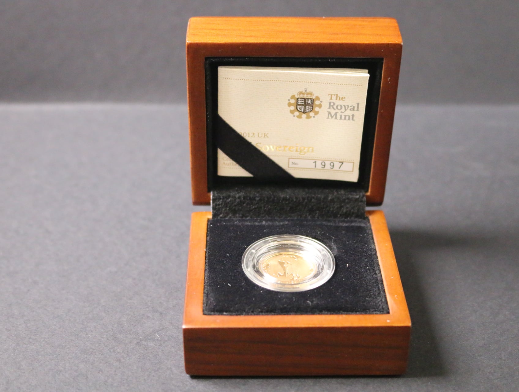 1/2 Sovereign 2012, Au 0.9167, 3,99 g.,náklad 4894 ks.