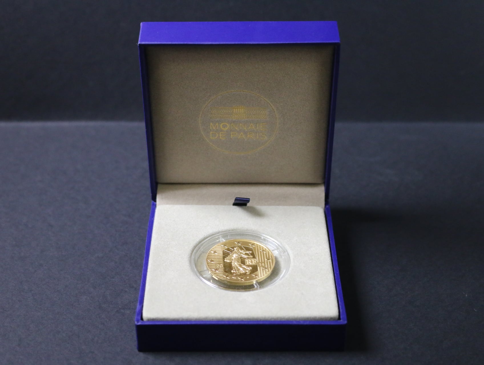 100 Euro 2014, Au 0,920, 17 g., náklad 500 ks., certifikát č.115, etue