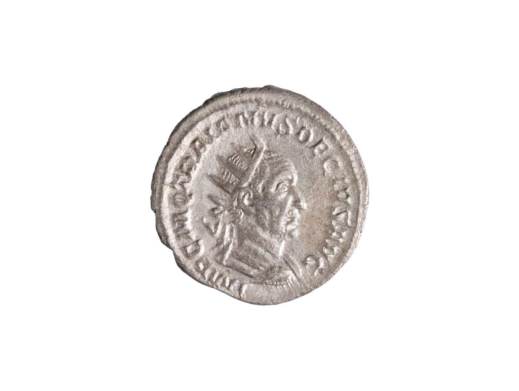 Řím císařství, Traianus Decius 249-251 - AR-Antoninian. Hlava s paprskovou korunou, IMP C M Q TRAIANVS DECIVS AVG / císař na koni s žezlem, ADVENTVS AVG. 3.92 g. RIC 1, Kamp.79:2