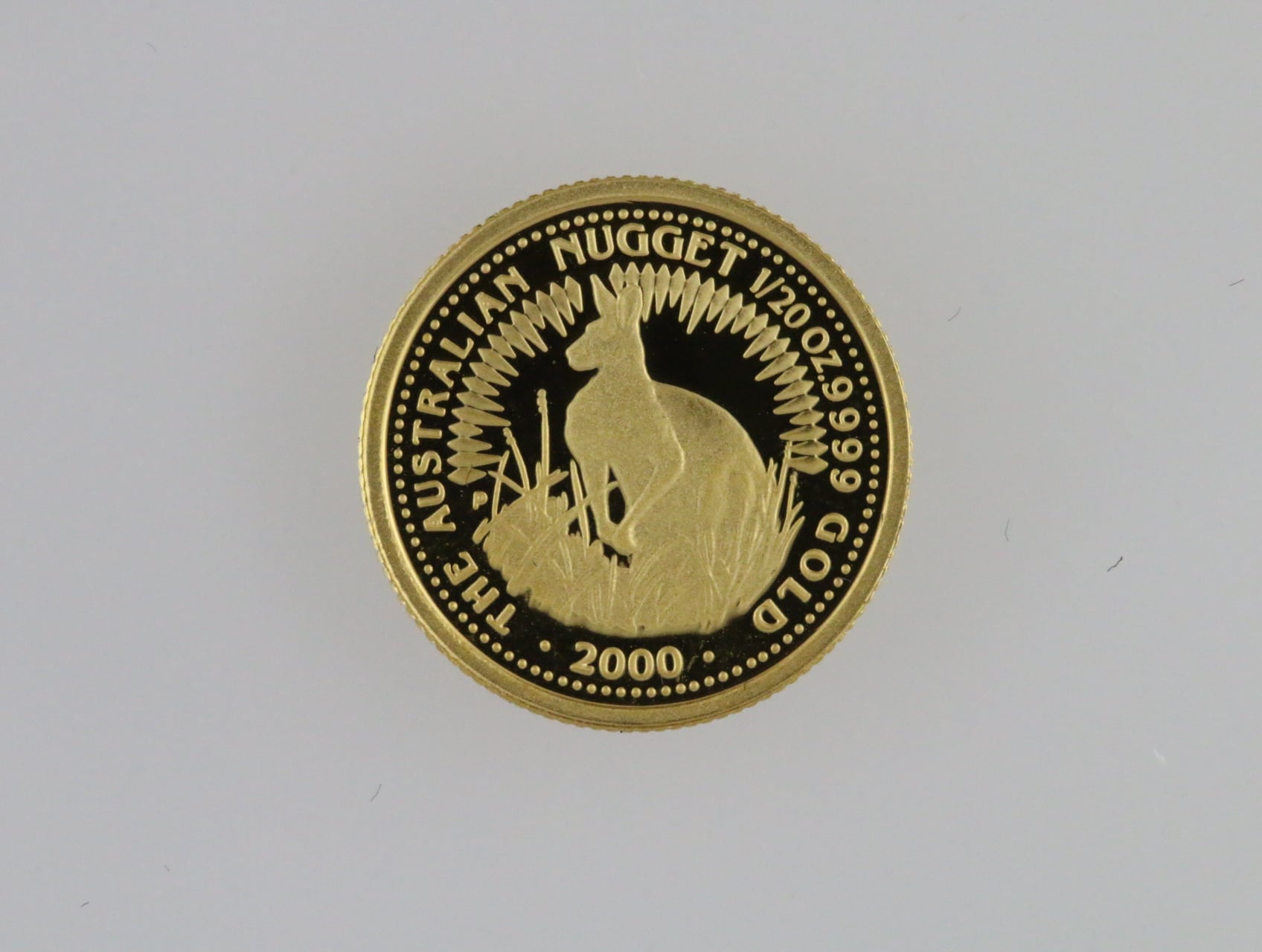 5 Dollars - Au 0,999, 1,20 OZ (1,57 g), - Kangaroo 2000, kvalita proof
