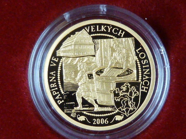 2500 Kč 2006 Národní kulturní památka papírna Velké Losiny