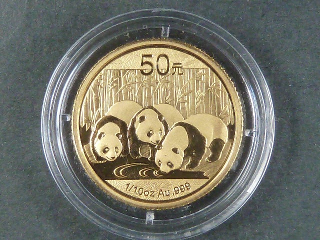 50 Yüan 2013, 1/10 OZ Au 999/1000