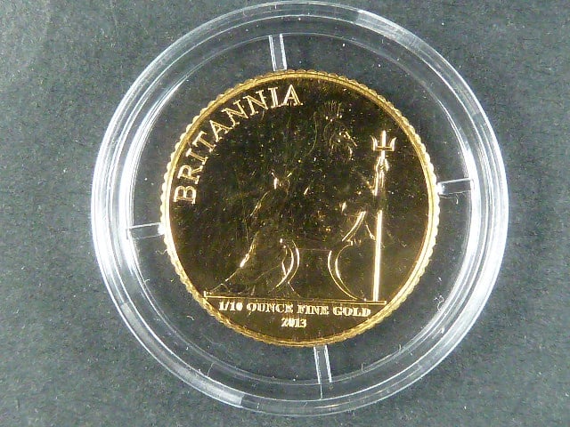 10 Pounds 2013 Britannia, Au 999, 1/10 OZ
