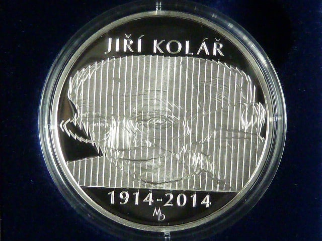 500 Kč 2014, 100.výročí narození Jiřího Koláře