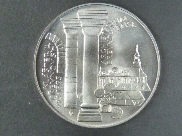 100 Kčs 1993 1000.výročí založení Břenovského kláštera