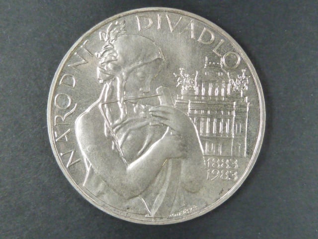 500 Kčs 1983 100.výročí otevření ND