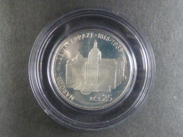 25 Kčs 1968 150.výročí založení Národního musea v Praze