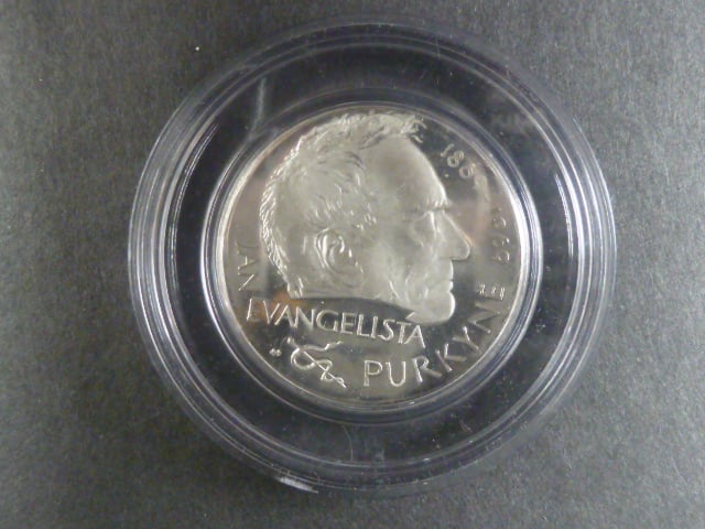 25 Kčs 1969 100. výročí úmrtí J.E.Purkyně
