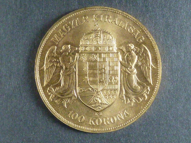 100 Koruna 1908 KB novorazba