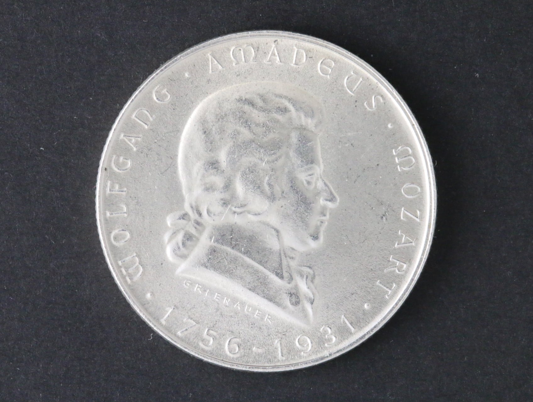 2 Schilling 1931 W. A. Mozart