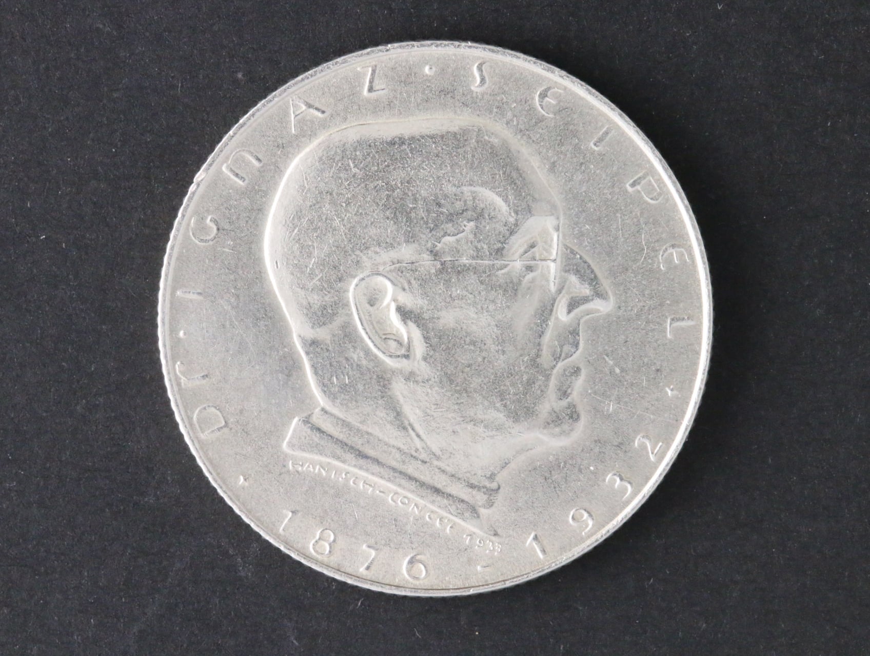 2 Schilling 1933 Ignaz Seipel