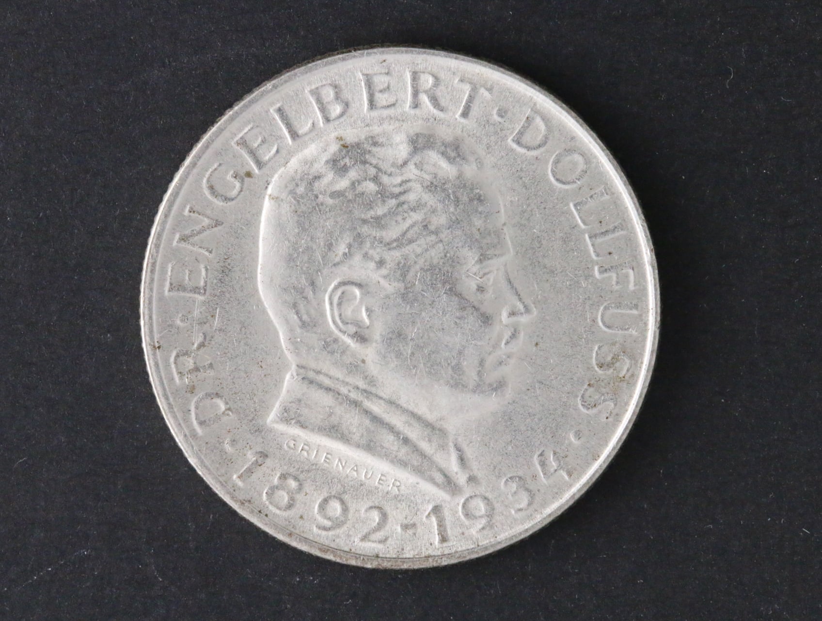 2 Schilling 1934 Engelbert Dollfuss