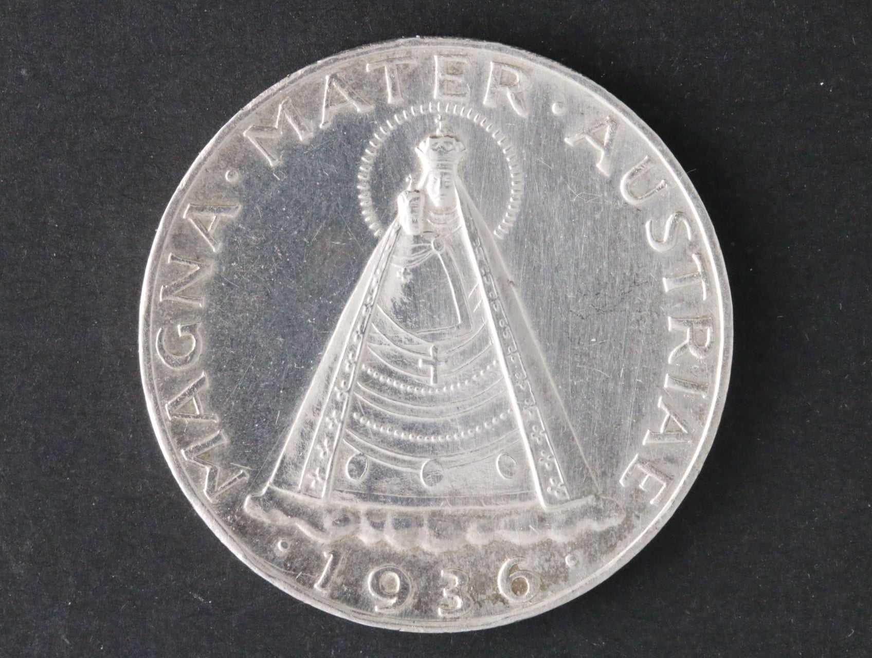 5 Schilling 1936 Madona z Mariazell