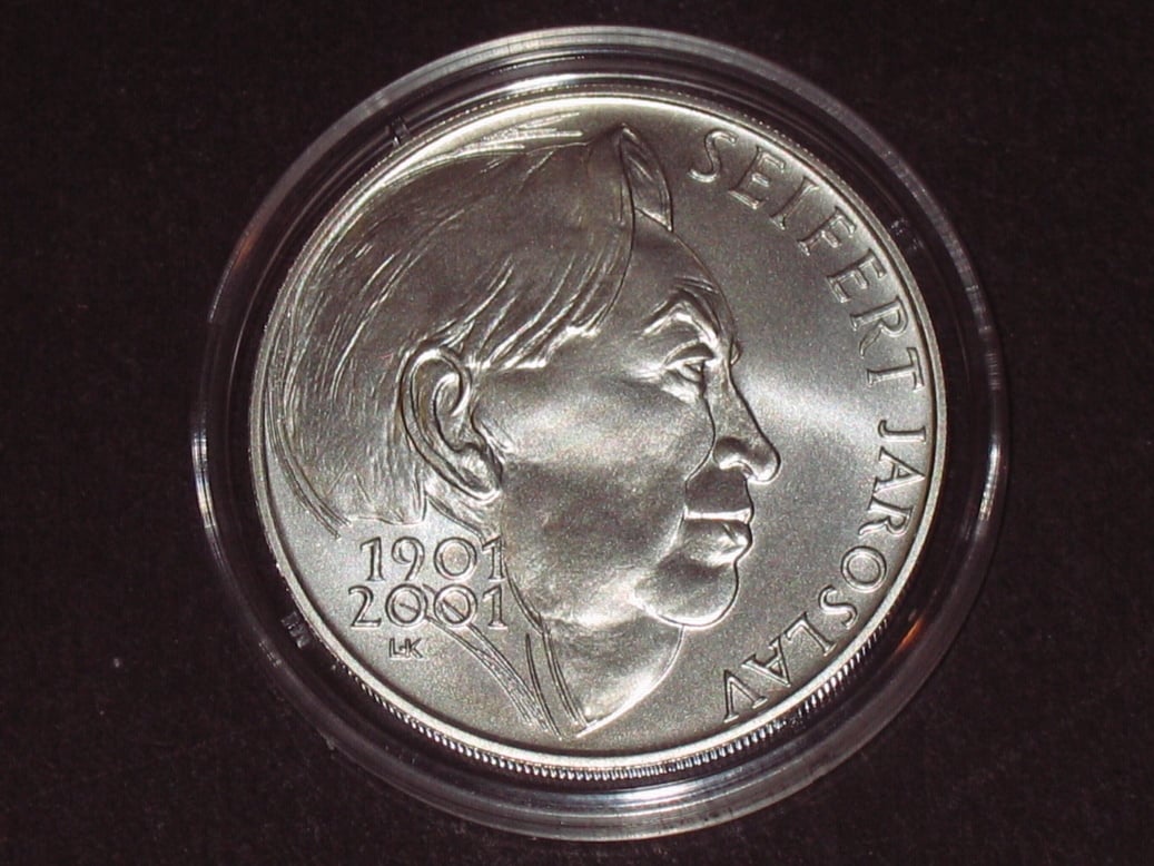 200 Kč 2001 Jaroslav Seifert