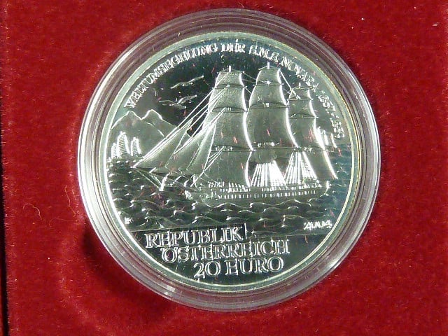 20 Euro 2004 S.M.S. Novara, Ag 0.900, 18g, etue, certifikát