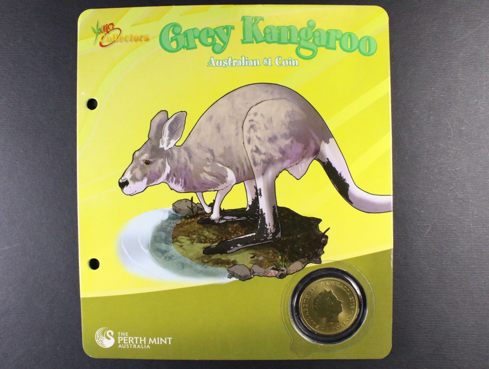 1 Dolar, 2008, Klokan obrovský ve sběratelské kartě