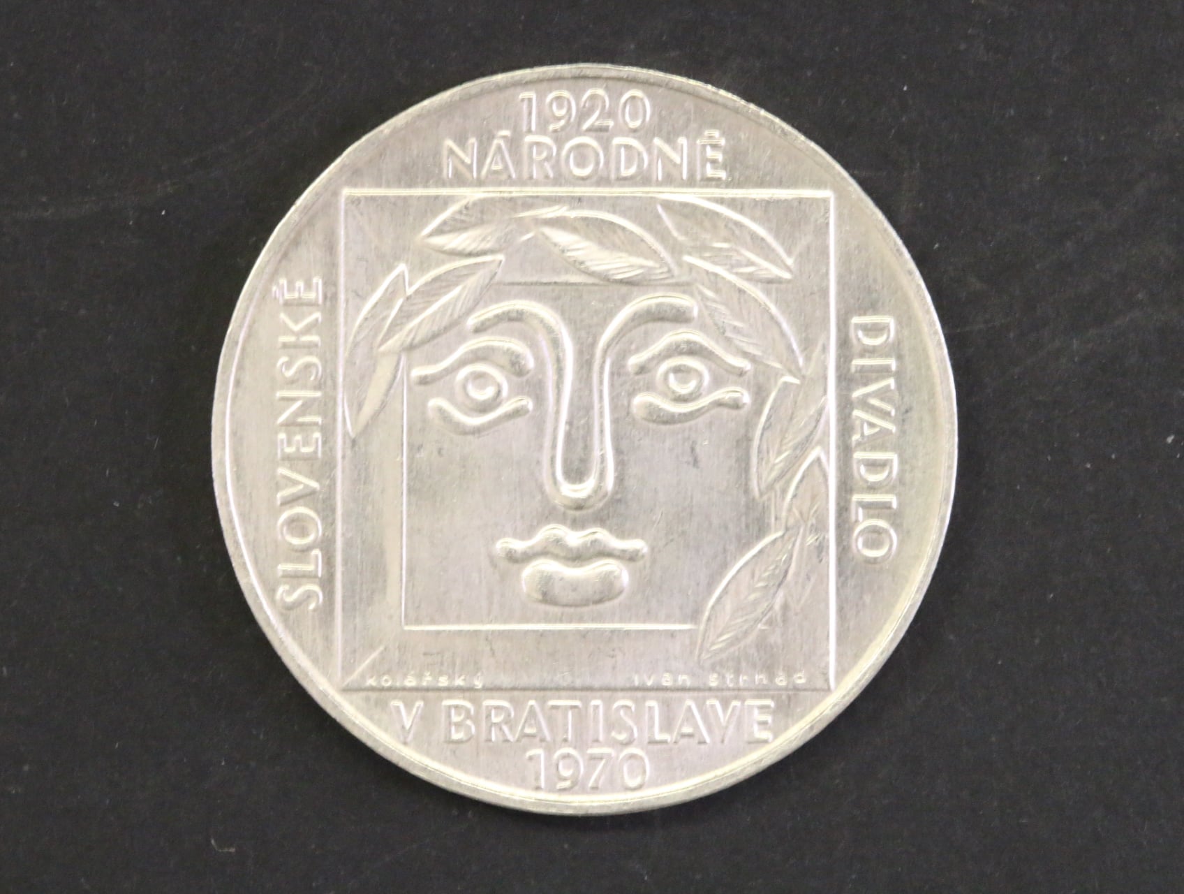25Kčs 1970, 50. výročí Slovenského národního divadla