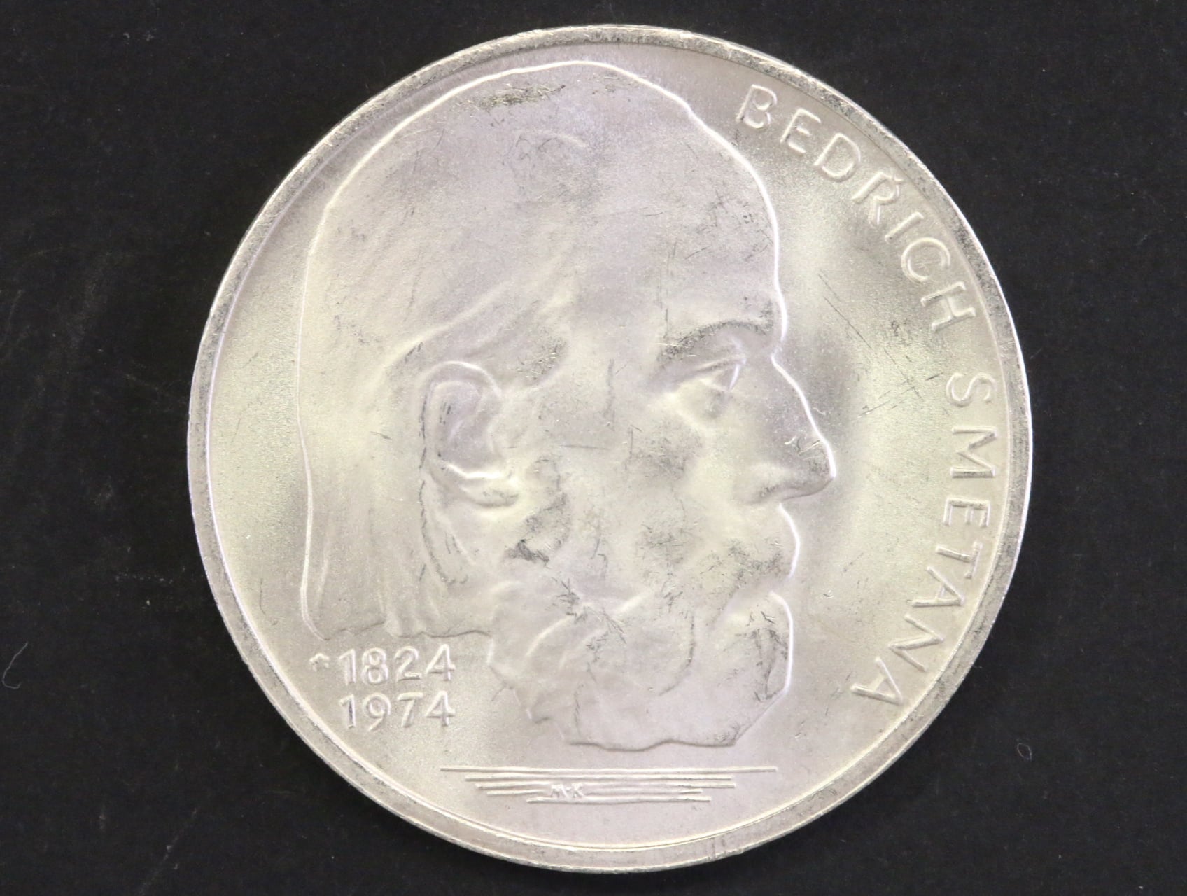 100Kčs 1974, 150. výročí narození Bedřicha Smetany