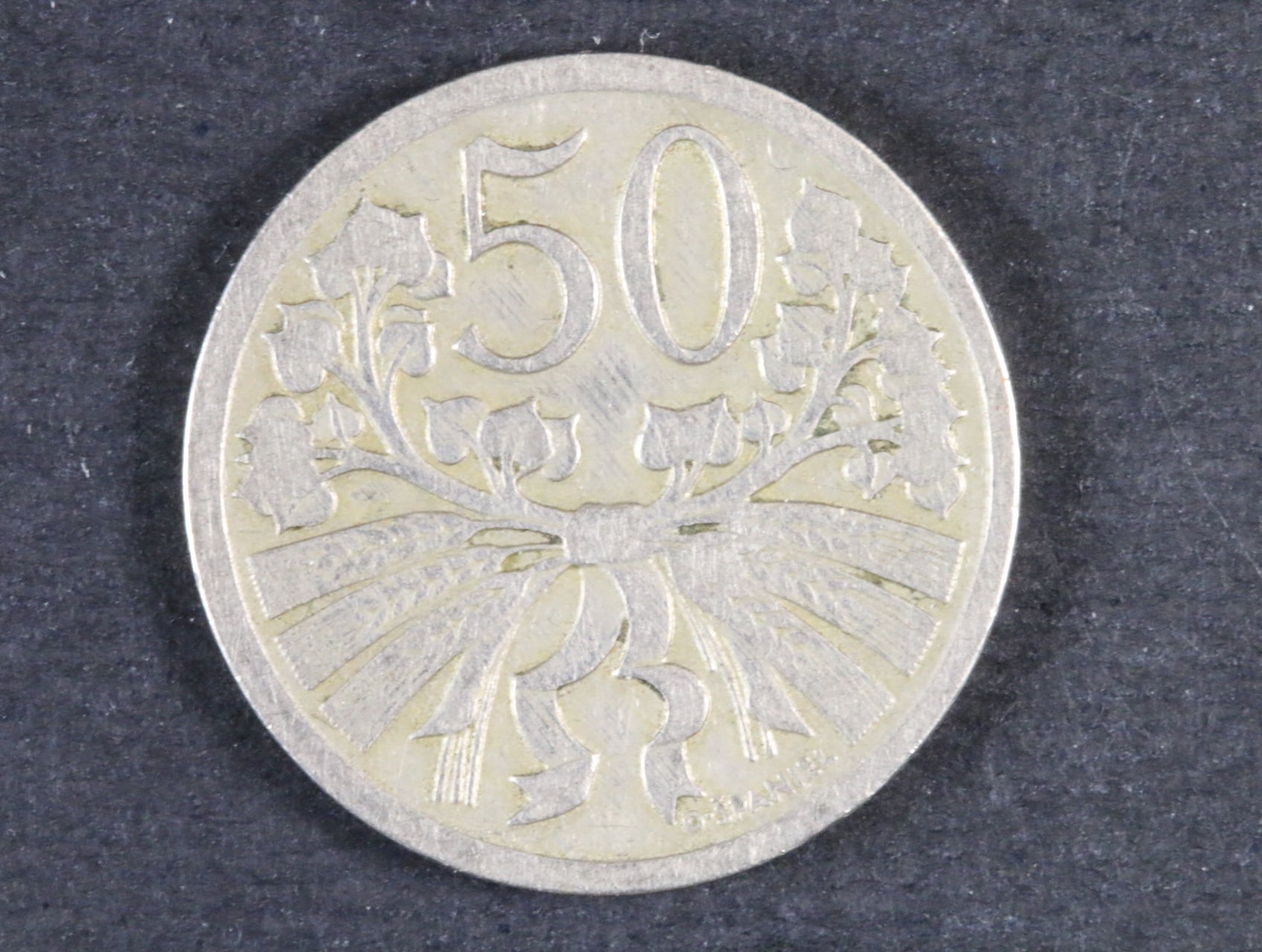 50 haléřů 1925_