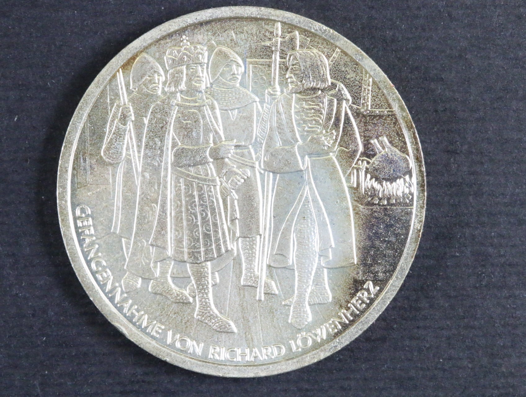 10 Euro 2009 Richard Löwenherz, Ag 0.925, 17,30g, bez etue a certifikatu_