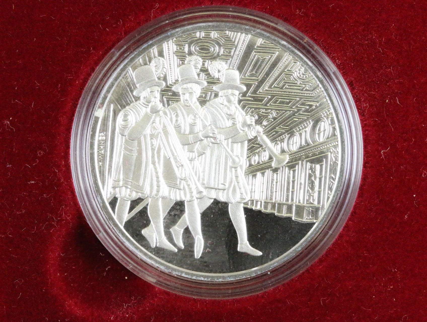 10 Euro 2002, Schlass Ambras, Ag 0.925, 17,30g, etue a certifikát_