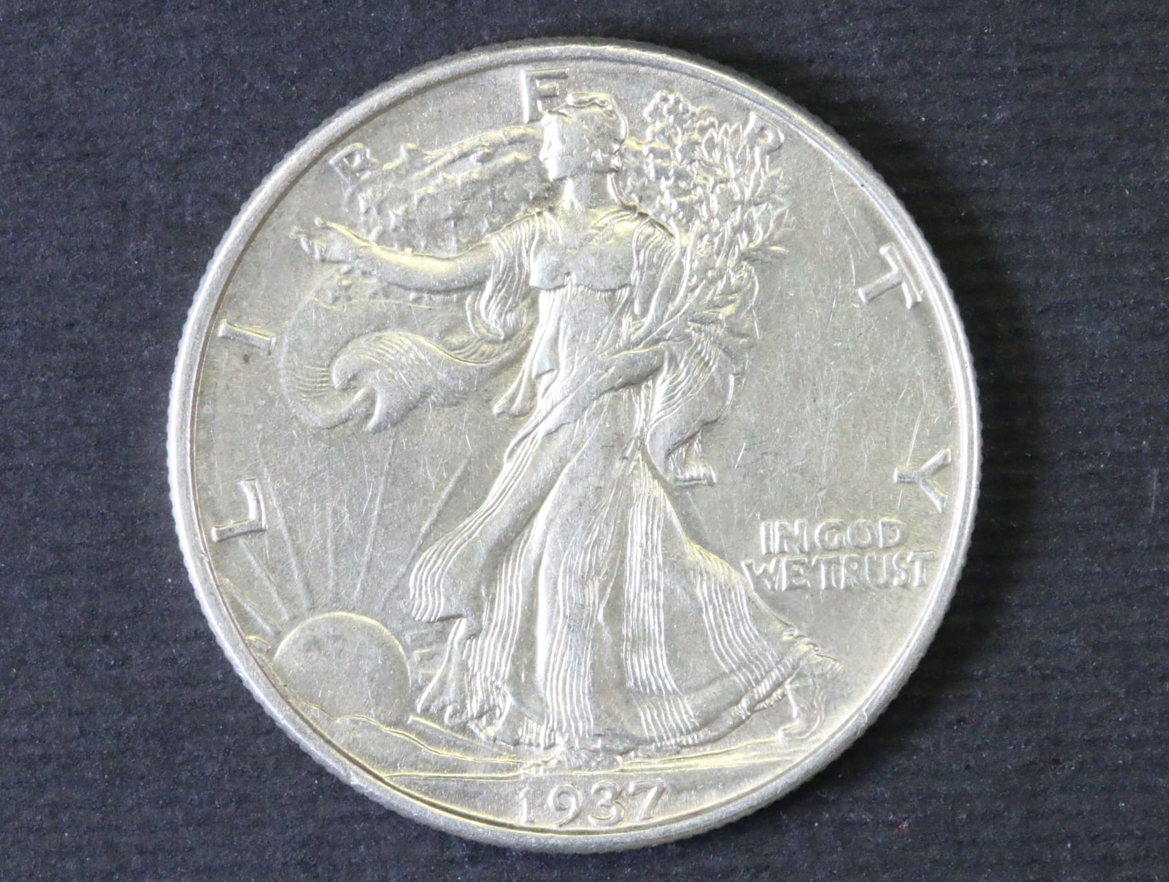 Půl Dolaru 1937, 12.5g, 0.900 Ag_