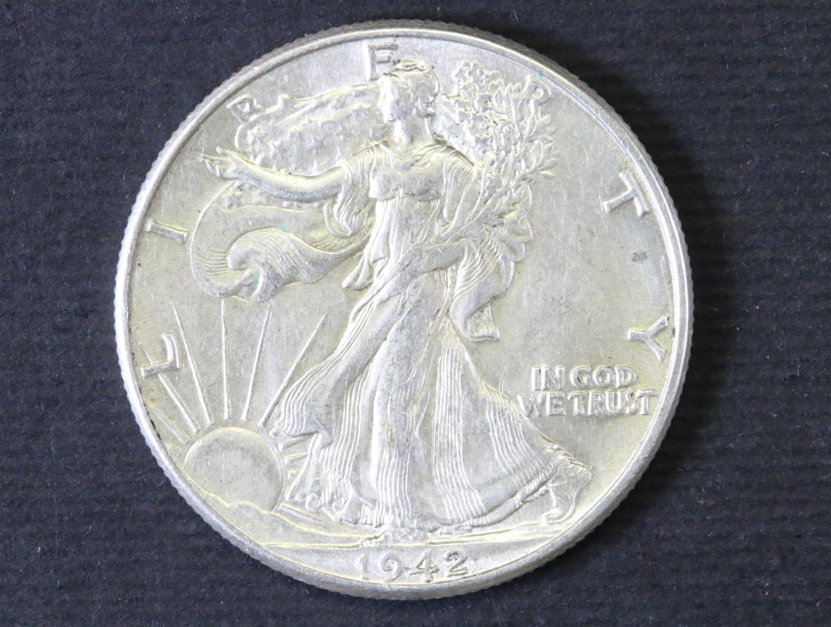 Půl Dolaru 1942, 12.5g, 0.900 Ag_