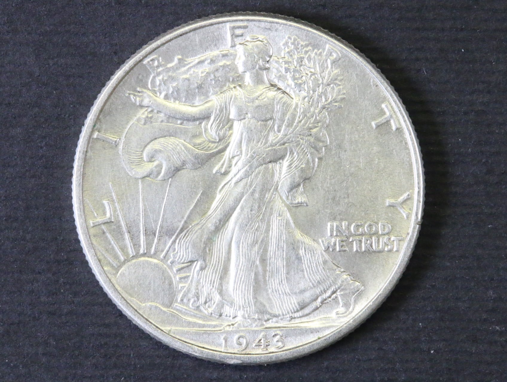 Půl Dolaru 1943, 12.5g, 0.900 Ag_