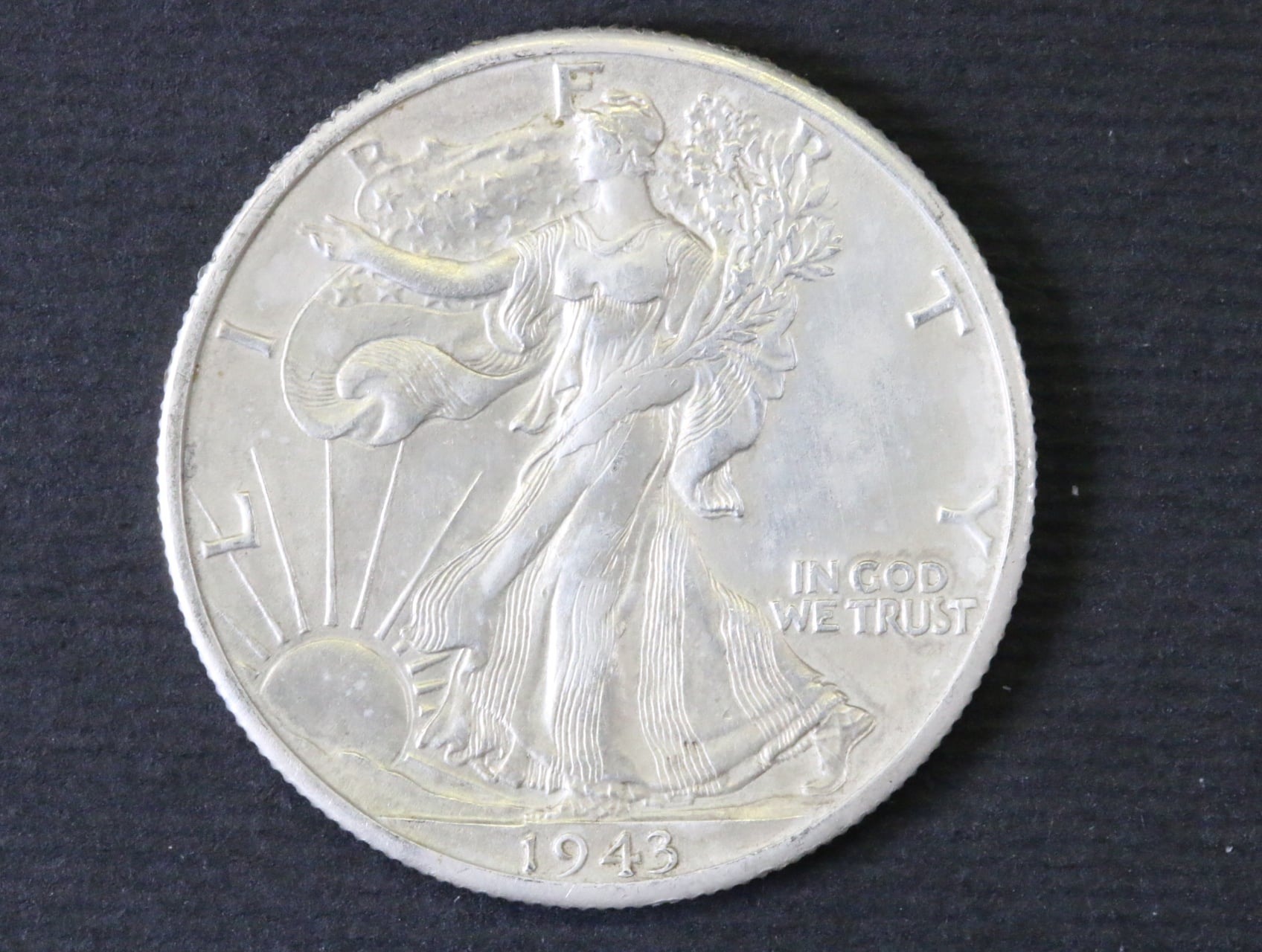 Půl Dolaru 1943D, 12.5g, 0.900 Ag_