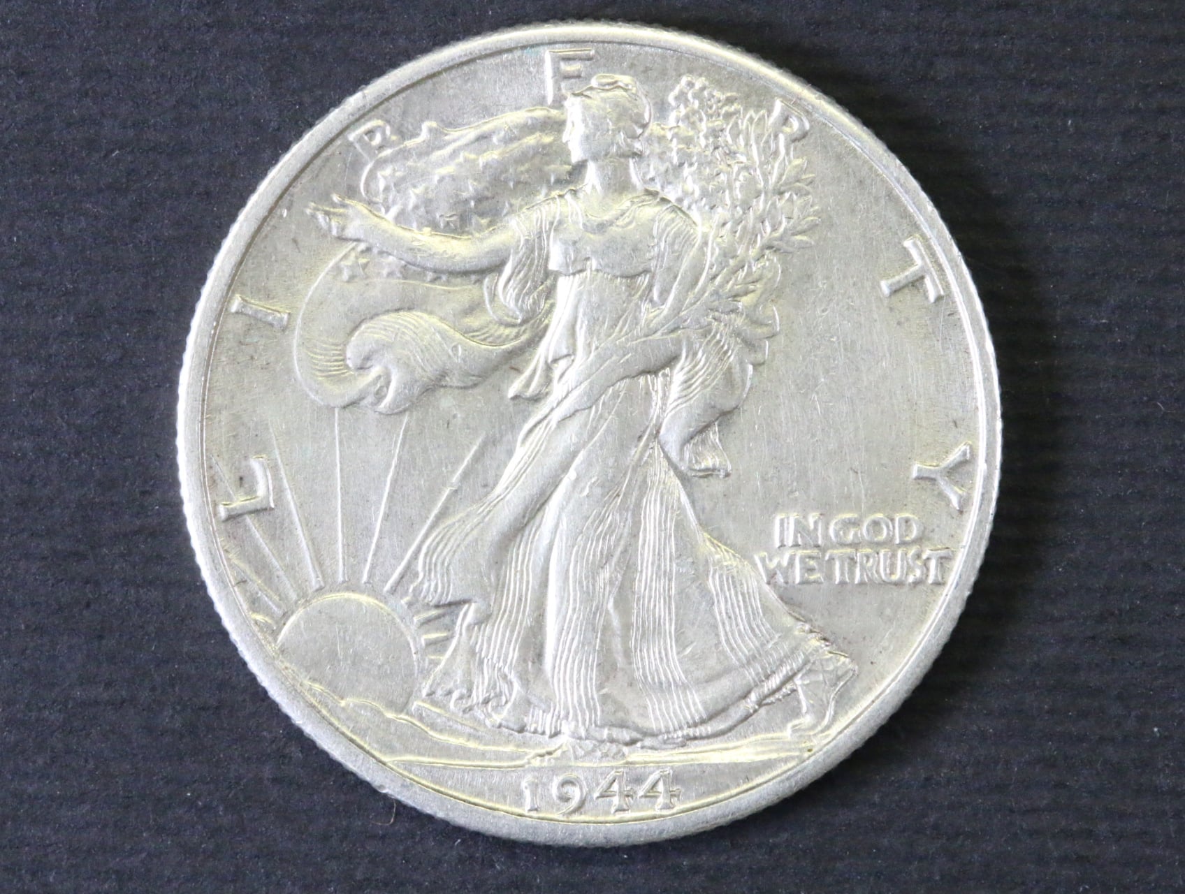 Půl Dolaru 1944D, 12.5g, 0.900 Ag_