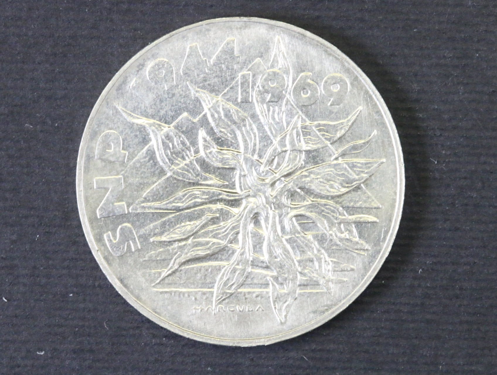 25 Kčs 1969 25. výročí Slovenského národního povstání_