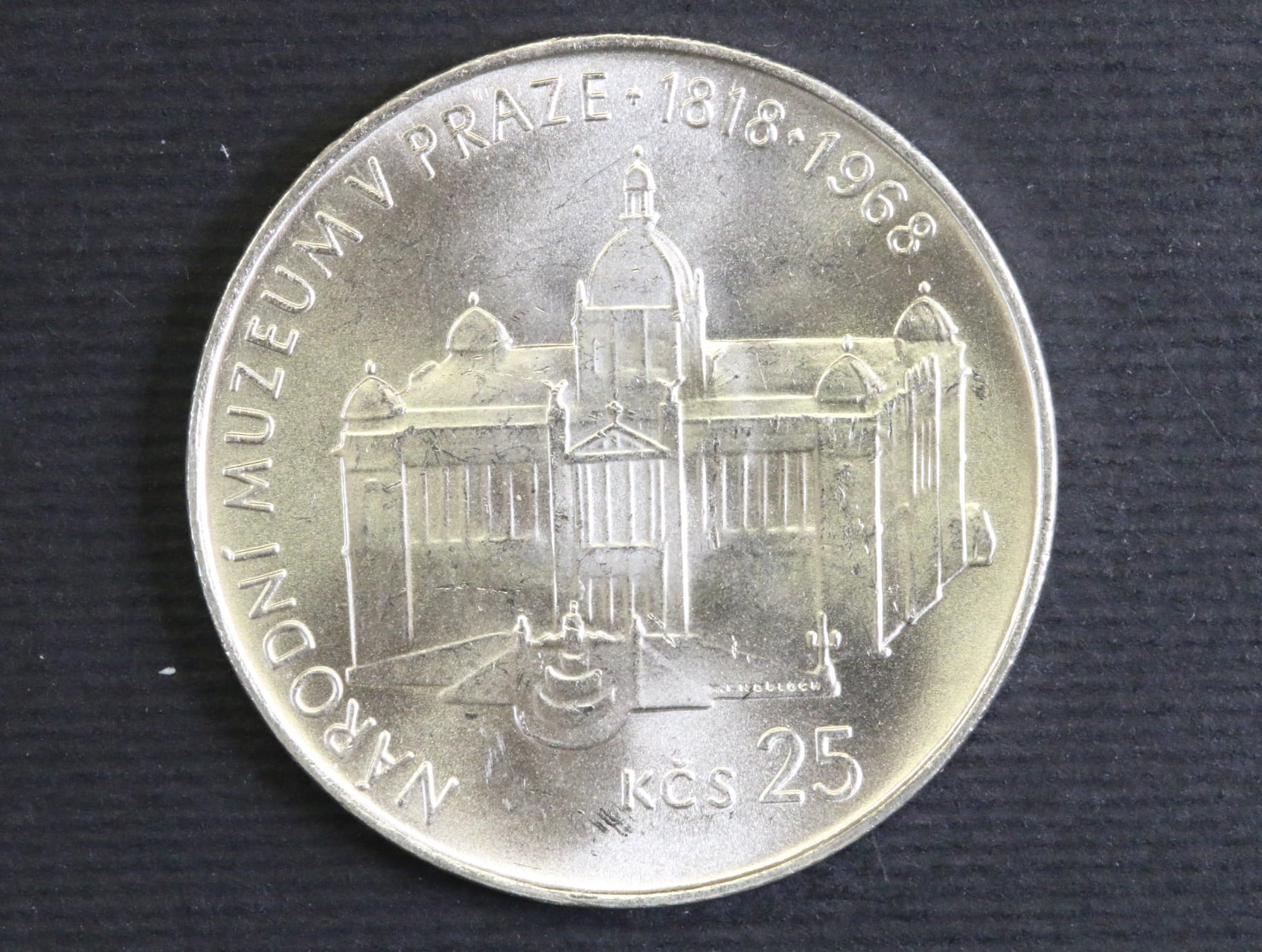 25 Kčs 1968 - 150 výročí založení Národního muzea v Praze_