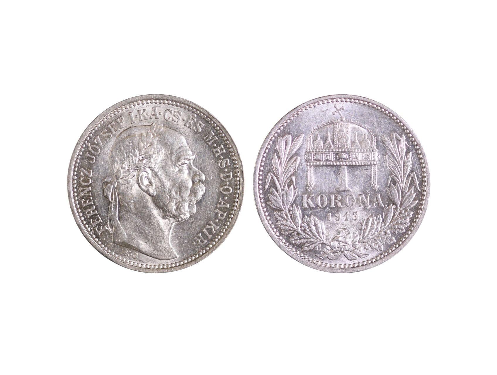 František Josef I. 1848-1916 - 1 Koruna 1913 KB_