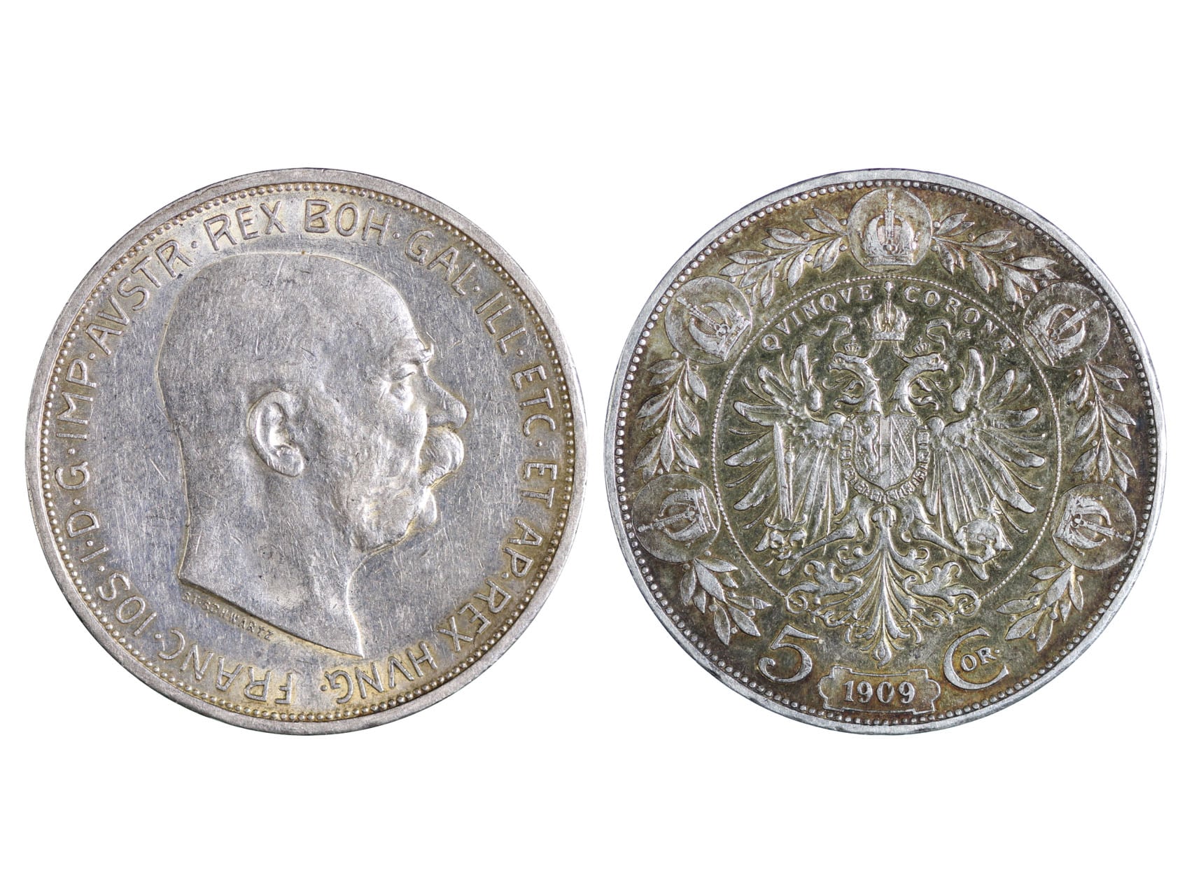 5 Koruna 1909 (typ Schwartz)_