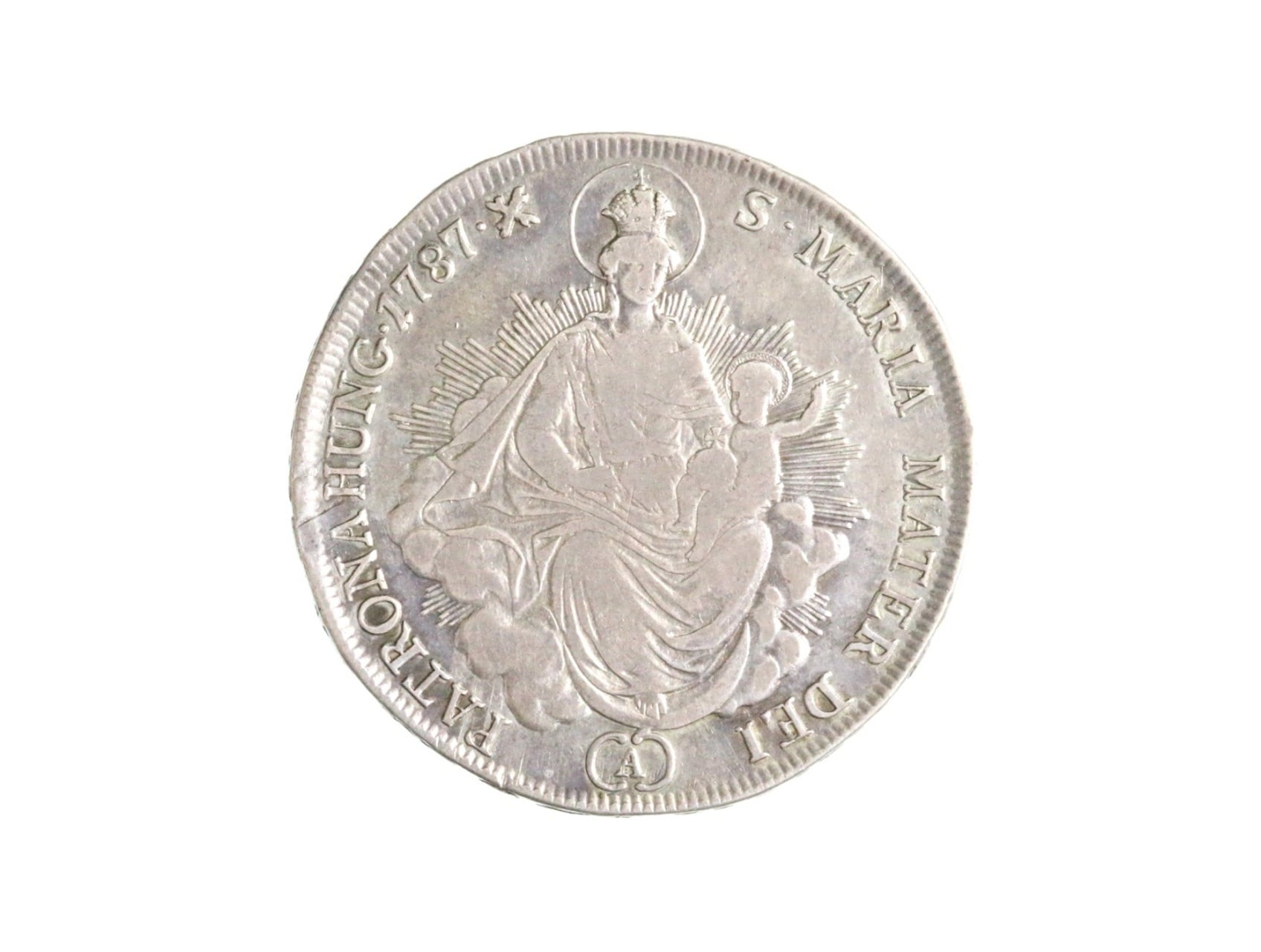 Josef II. 1765-1790 - 1/2 Tolar křížový 1787 A pro Uhry, N41, dr.škr., krásná patina_