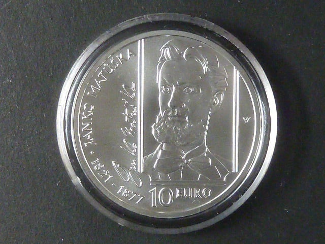 10 Euro 2021 200.výročí narození Janka Matúšku