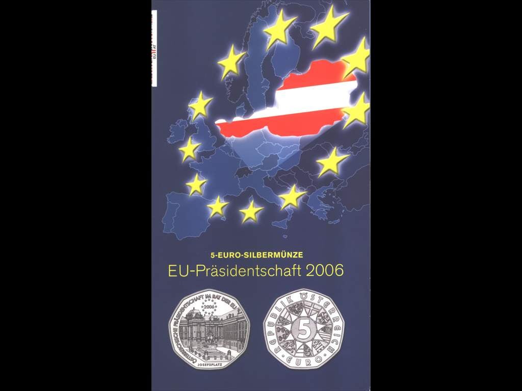 Rakousko 5 EUR 2006 EU - Präsidentschaft