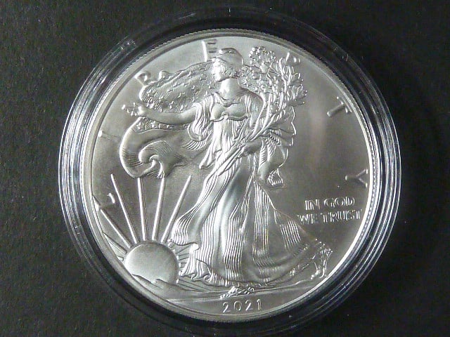 1 $ 2021 Liberty, 1 OZ Ag 999,9